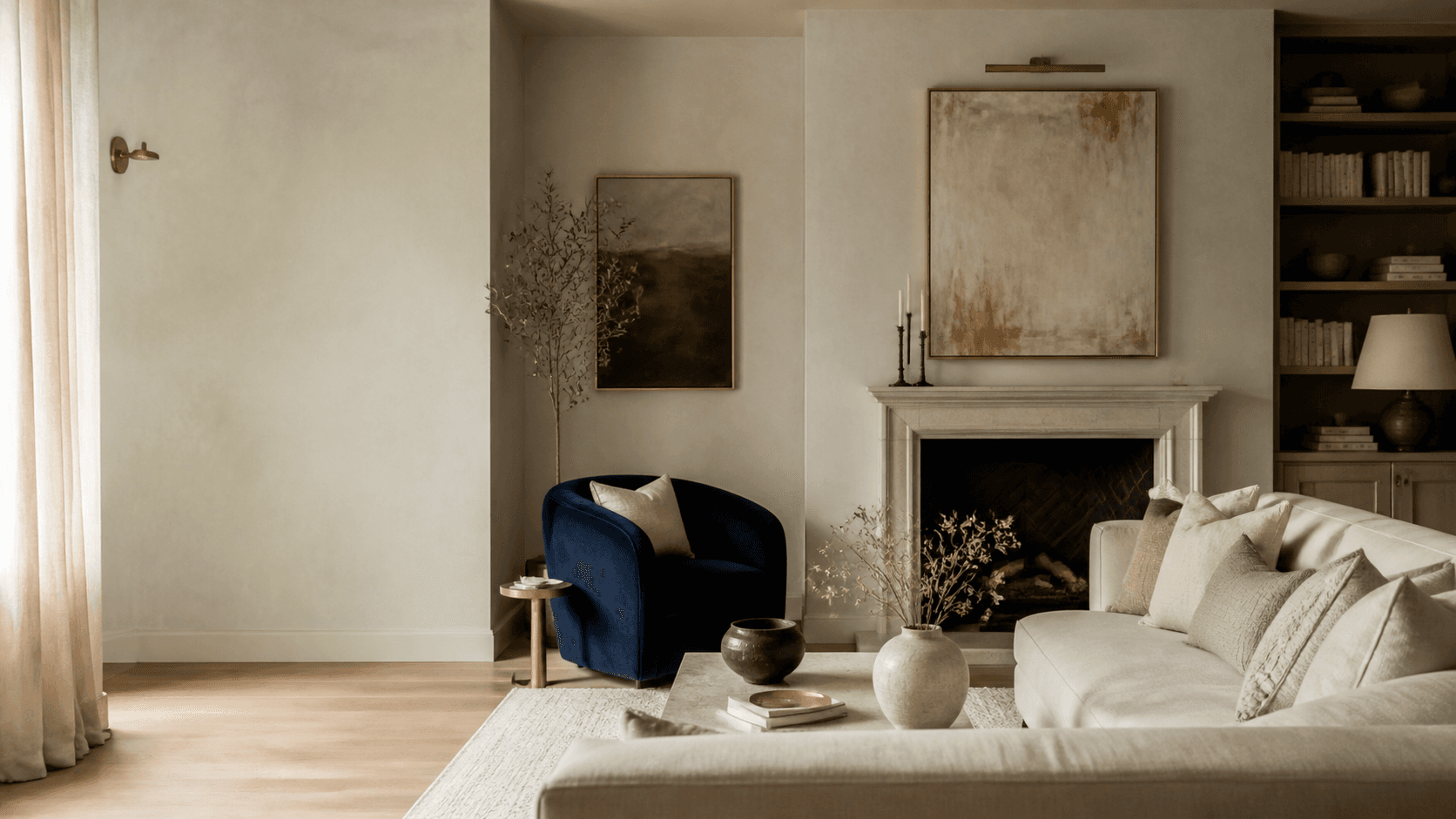 A refined living space illustrating the Urban Nest design aesthetic